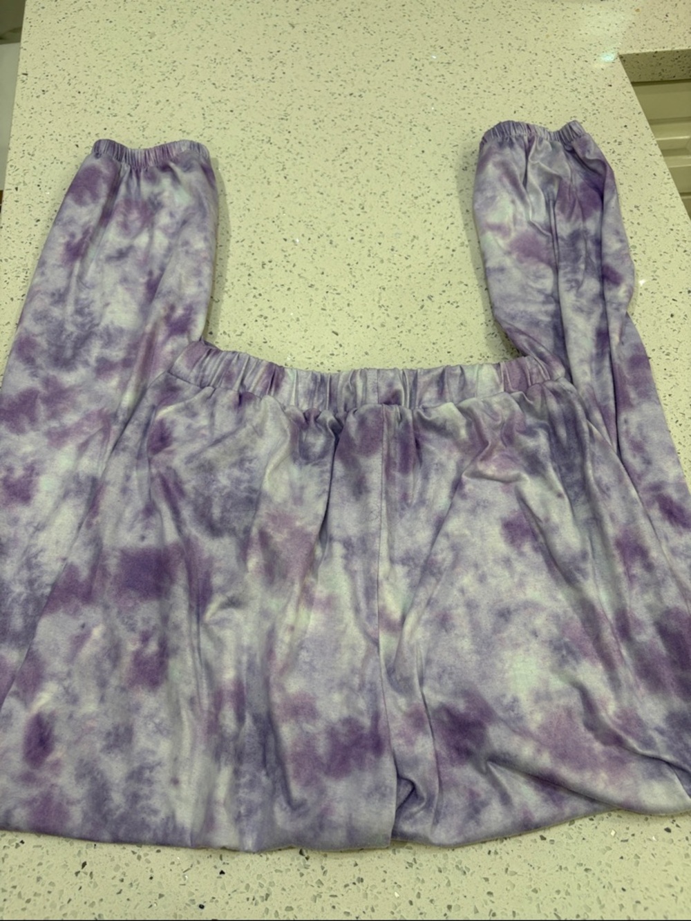 Women’s boutique Purple Tie-Dye Butterfly lounge Set size med - Picture 6 of 7